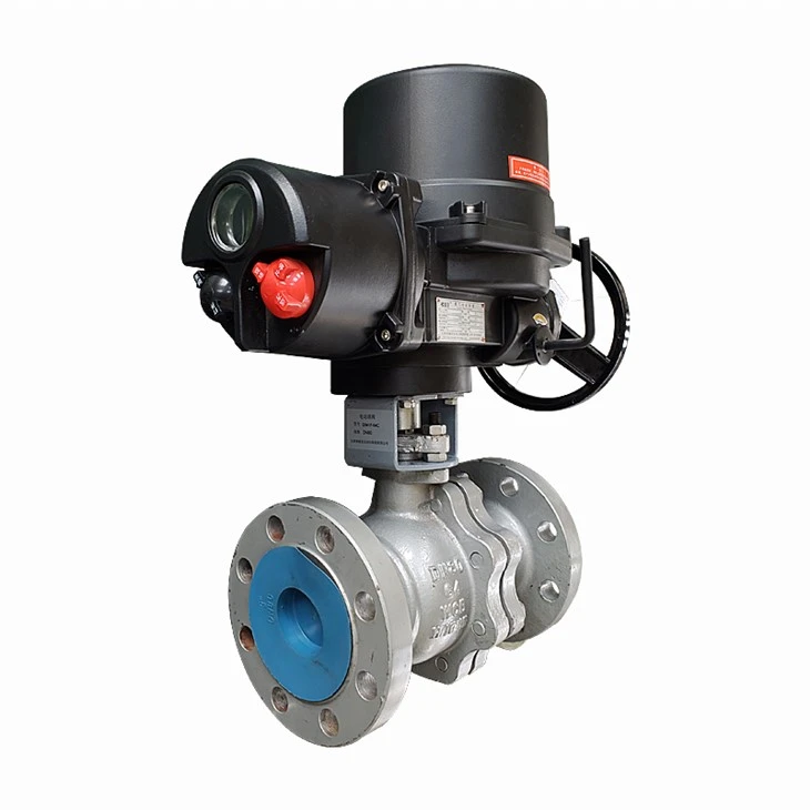 Electric Flange Carbon Steel Ball Valve