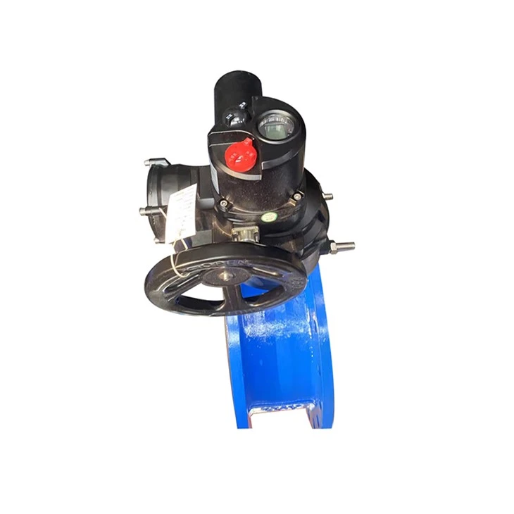 Motorized Rubber Lining Flange Butterfly Valve