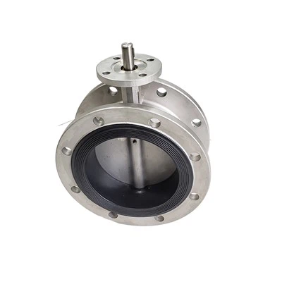 Handmatige CF8M rubberen afdichting vlinderklep