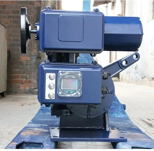 Kwartslag op voetplaat gemonteerde elektrische actuator-SD-zwart met digitaal...