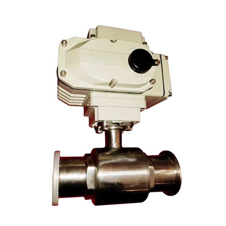 SUS304 SUS316 Sanitary Motor Drive Ball Valve